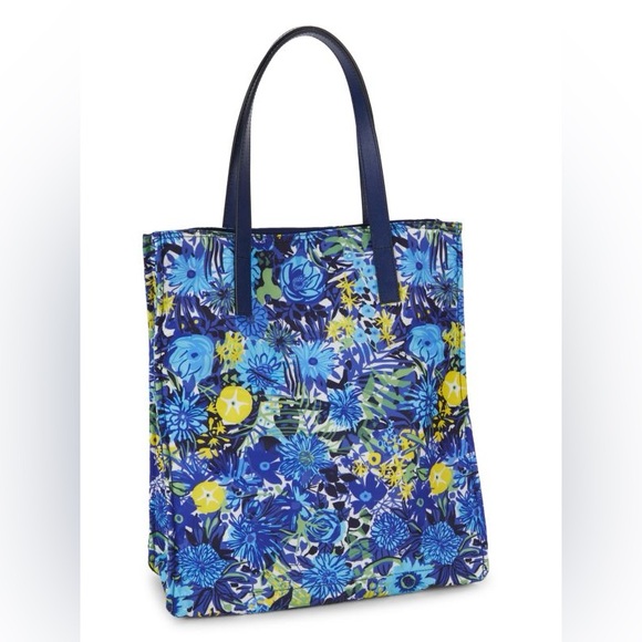 Prada Floral Nylon Tote - Picture 2 of 15